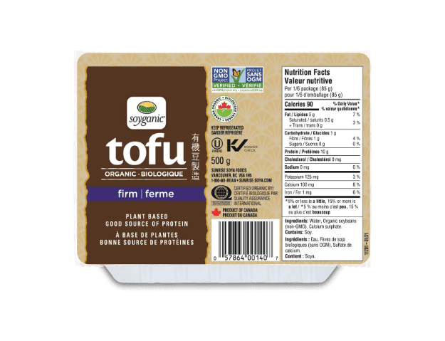 63400 Tofu Soya Distinction extra ferme 8 x 600g -  - Laitier à  Domicile Montreal