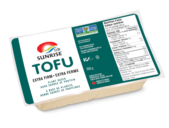 Sunrise Tofu extra ferme 350 grammes